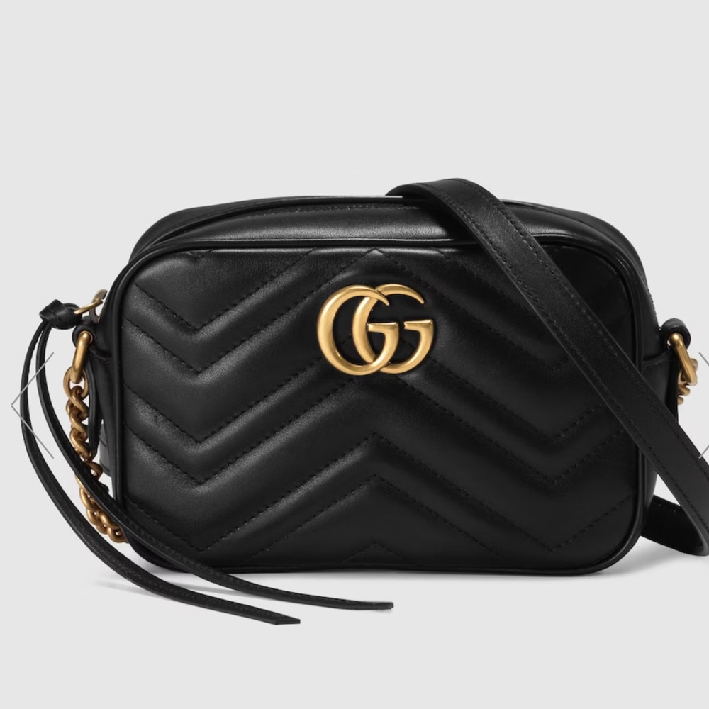 GUCCI GG MARMONT SMALL SHOULDER BAG 🐝